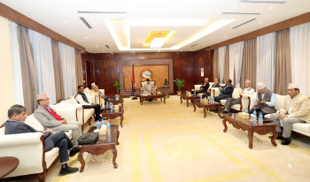 सत्तारुढ गठबन्धनको बैठक, सरकारको नीति तथा कार्यक्रम र बजेटका विषयमा छलफल